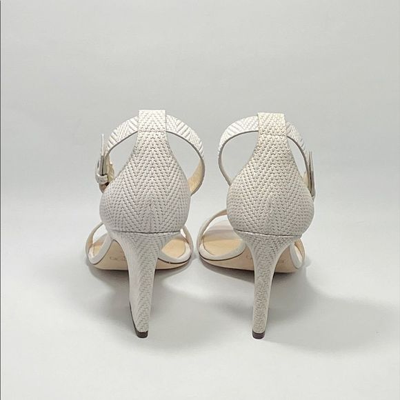 JIMMY CHOO Edina 85 Block Heel Leather Sandals size 39.5 - Picture 7 of 12